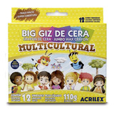 Big Giz De Cera Acrilex Multicultural