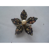 Bijuteria Antiga - Broche Cinco Pétalas