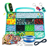 Bijuteria Kit Iniciante Miçanga Pulseira Colar Infantil Rm3