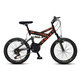 Bike Bicicleta Colli Suspensão Gps Aro 20 21 Marchas Preto Tamanho Do Quadro 20