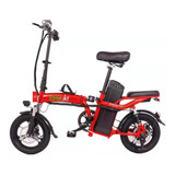 Bike Elétrica Dobrável - Motor 350w / 48v 17.5ah - Aro 14