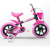 Bike Infantil Menina 5 Anos Aro 12 Com Rodinhas Cor Rosa Tamanho Do Quadro 8