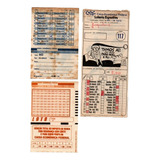 Bilhete Loteria Esportiva Federal De 1971