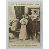 Bilhete Postal Antigo Casal Romântico Cód. 55
