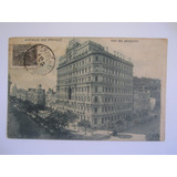 Bilhete Postal Antigo Rio De Janeiro Av. Rio Branco