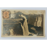 Bilhete Postal Antigo Salto Iguassú Cód. 109