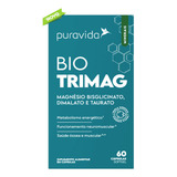 Bio Trimag Trimagnésio 60 Capsulas Puravida