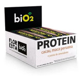 Bio2 Barra De Proteína Vegana Cacau E Maca Peruana C/ 12un