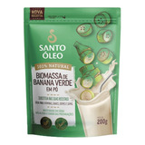 Biomassa De Banana Verde Em Pó Santo Óleo 200g