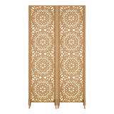 Biombo 2 Folha Sem Dobradiça Divisor Ambiente Madeira Mdf M1