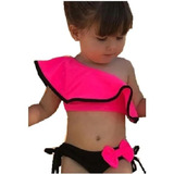 Biquini Bikini Listrado Infantil Bebe Ref:18813