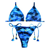Biquini Ripple Cortininha Levanta Bumbum Bojo Removível 