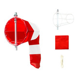 Biruta Indicador De Vento 25cm X 80cm Windsock Aeroind