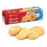 Biscoito Alemão Bolacha Doce Amanteigado Sabor Baunilha 400g