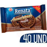 Biscoito Amanteigado Em Sache Chocolate Renata Bolacha 40 Un