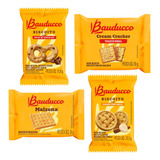 Biscoito Bauducco Kit Com 4 Sabores Sortidos - 100 Sachês