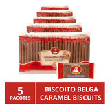 Biscoito Belga Caramel Biscuits, 125 Bolachas