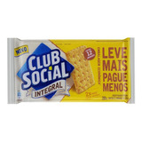 Biscoito Club Social Integral Tradicional Pct 12 Und 24g Cd