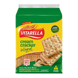 Biscoito Cream Cracker Integral Vitarella Pacote