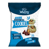 Biscoito Fit Cookies Com Whey Protein - 45g - Wheyviv