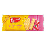 Biscoito Mini Wafer Morango Bauducco 30g - Caixa C/ 96 Un