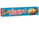 Biscoito Passatempo Recheado Chocolate Kit C/70 Unidades