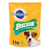 Biscoito Pedigree Biscrok Cães Adultos Raças Pequenas 1kg