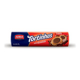 Biscoito Recheado Tortinhas Chocolate Adria 140g Kit C/10