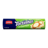 Biscoito Recheado Tortinhas Limão Adria 140g Kit C/10