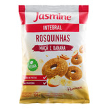 Biscoito Rosquinha Integral Maçã E Banana Jasmine Pacote 150g