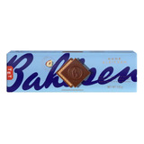 Biscoito Wafer Recheio Torrone De Avelã Cobertura Chocolate Ao Leite Bahlsen First Class Caixa 125g