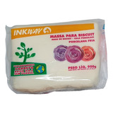 Biscuit Inkway Massa Para Artesanato Branco Ou Natural 900g