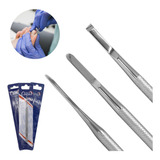 Bisturi P/ Podólogo - Kit 3pcs - N136, N214 E Formão N254a