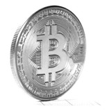 Bitcoin Moeda Física Btc Para Coleção