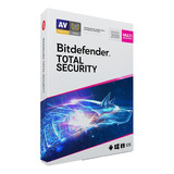 Bitdefender Total Security - Protege 5 Dispositivos - 1 Ano