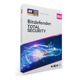 Bitdefender Total Security 5 Dispositivos 1 Ano Entrega Fast