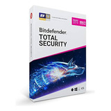Bitdefender Total Security 5 Dispositivos 3 Meses Envio Fast