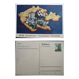Bk9229 Alemanha 1938 Cartão Postal Ocupação Checoslováquia