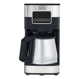  Black Decker Cm350g Cafeteira Elétrica Em Inox 1,5 L Até 38 Cafézinhos Painel Digital 110v