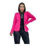 Blazer Casaquinho Casaco Feminino Terninho Neopreme Top
