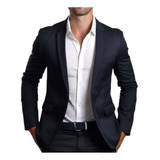 Blazer Slim Masculino Executivo De Luxo 2 Botões Social