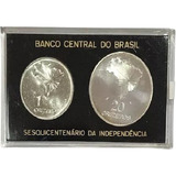 Blister Moedas Sesquicentenário Da Independência 1972