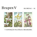 Bloco 51 Brapex V Blumenau Flora Orquideas 1982