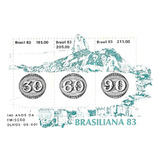 Bloco 57 Brasiliana 140 Anos Emissão Selo Olho De Boi 1983