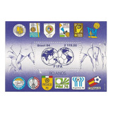 Bloco 67 Brasil 1984 80 Anos Da Fifa Copa Do Mundo Futebol