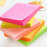 Bloco Adesivo Post It Papel Lembrete Colorido 100 Folhas