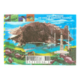 Bloco B-108 1997 100 Anos Soberania Ilha Novo Sem Carimbo