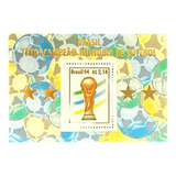 Bloco B-98 Brasil Tetracampeão Futebol 1994 Novo Sem Carimbo