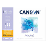 Bloco Canson Montval A4+ (24x32) 300g/m2 12 Folhas 