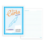 Bloco Carta Pautado C/50 Fls Grande Sidgraph - 10 Un